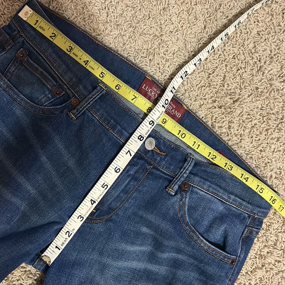 Lot of 2🍀LUCKY BRAND 💙VTG JEANS☘️1 SWEET’N STRAIGHT & 1 SWEET’N CROP🌻Sz 6/28 - Picture 12 of 14